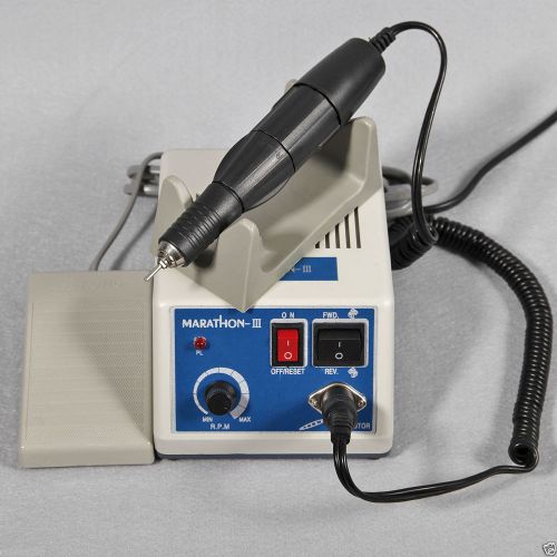 Dental lab marathon electric micro motor polishing unit n3+35k rpm handpiece for sale