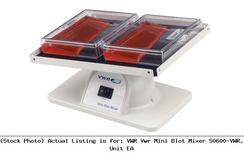 Vwr vwr mini blot mixer s0600-vwr, unit ea laboratory apparatus for sale
