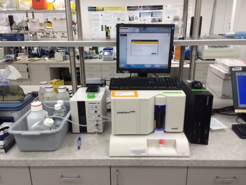 Luminex 100 xyp sheath delivery microplate luminometer 100% complete for sale