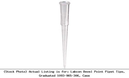 Labcon bevel point pipet tips, graduated 1093-965-306, case for sale