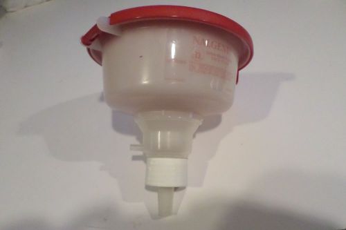 Nalgene safety waste funnel &amp; cover, 5-1/2&#034;, hdpe, 38mm-430 thread, 6378-0004 for sale