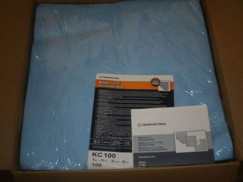 1000 Kimberly-Clark KimGuard Sterilization Wrap KC100 15 x15 37047 NEW