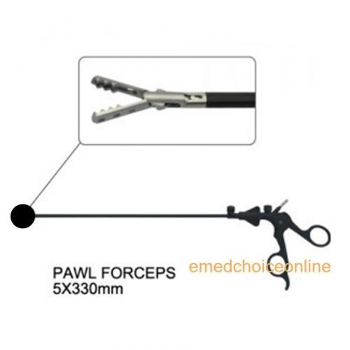 Pawl forceps 5x330mm laparoscopic grasing forceps grasper laparoscopy 101.044a for sale