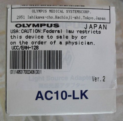 Olympus AC10-LK OES Endoscopy Light Source Adapter VER 2