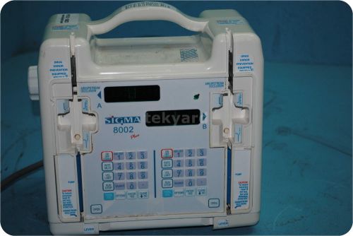 Sigma electronics 8002 plus infusion pump ! for sale