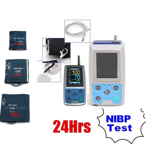 CE Automatic Ambulatory Blood Pressure Monitor 24H NIBP ABPM Holter CardioScape