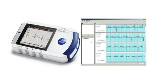 Omron hcg-801 portable cordless ecg heart monitor with software *uk sourced* new for sale