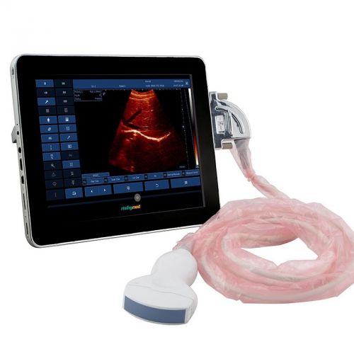 10&#039;&#039; full digital b&amp;w touchscreen upad ultrasound scanner  with convex probe for sale