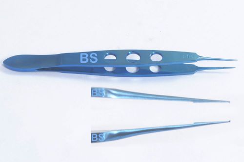 titanium Castroviejo  bone suture Forceps straight  0.12mm 1X2 teeth Ophthalmic