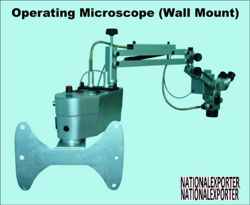 WALL MOUNT ENT MICROSCOPE 4 MIRROR GONISCOPE 3 STEP SLIT LAMP STREAK RETINOSCOPE