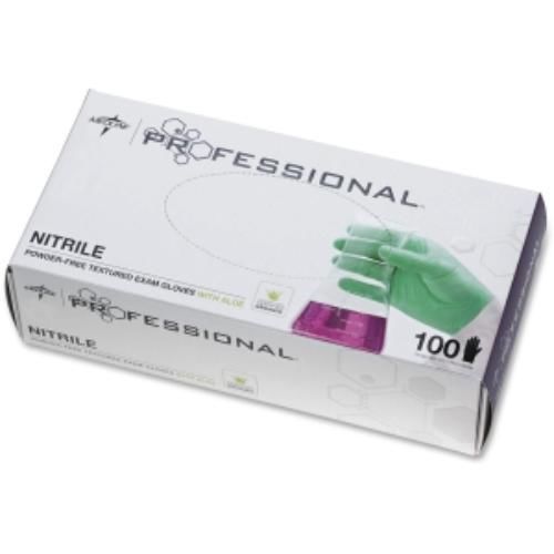 Medline Professional Nitrile Exam Gloves With Aloe - X-large Size - (pro31764)