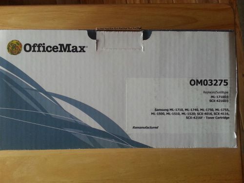 OfficeMax OM03275 Remanufactured Toner Cartridge (ML-1710D3 / SCX-4216D3) *NEW*