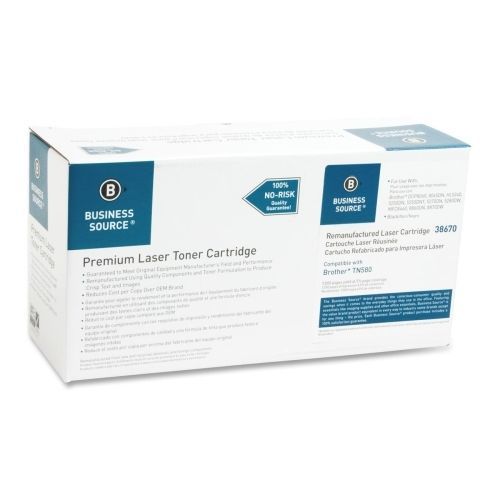 Business Source Remanufactured Brother Replace. TN580 Toner Cartridge- BSN38670