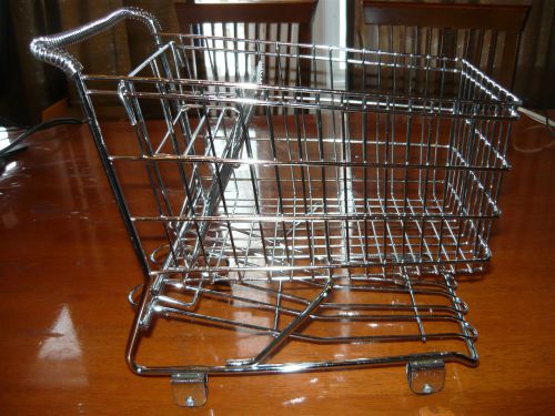 SHOPPING TROLLEY SUPERMARKET OFFICE FURNITURE ORGANISER STORE DISPLAY DECORATIVE