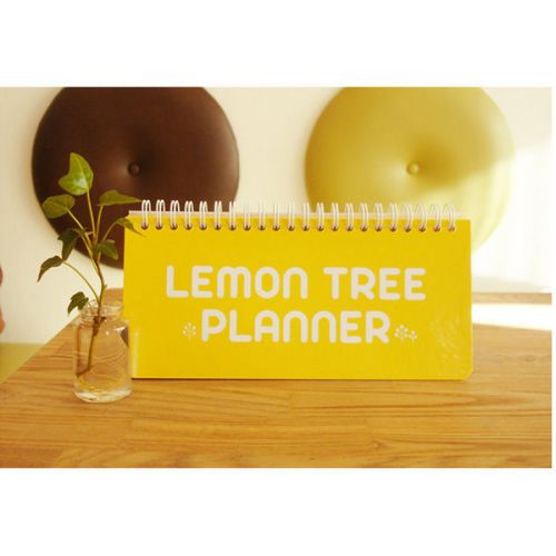 Vivid lemon tree weekly planner 200*90mm