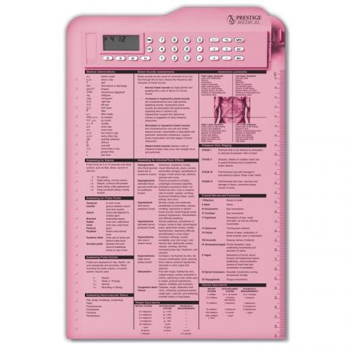 Prestige Medical Nurse Assist Clipboard(Pink)