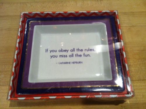 Two&#039;s Company “If you obey all the rules&#034; DeskTray in Giftbox