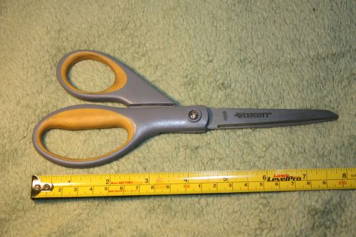 Wescott Titanium Bonded Scissors, 8&#034; Straight Utility Art Craft Shears