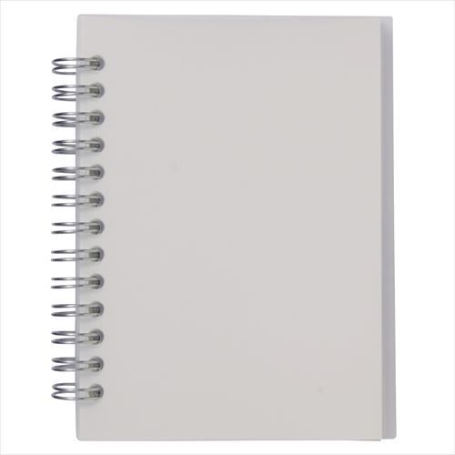 MUJI Moma Polypropylene cover double ring notebook A6 dot grid 90 sheets white