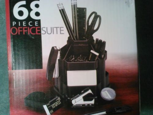 68pc Office desk Mini Storage Organizer Accessories scissors stapler great gift