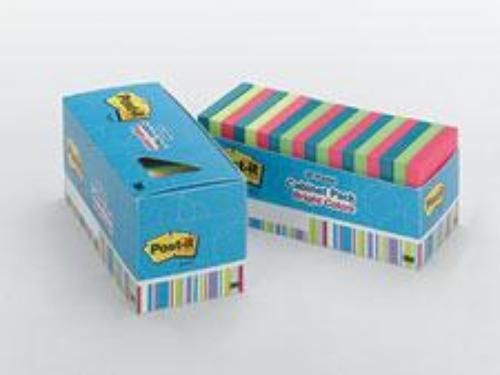 Post-it Notes In Cabinet Packs Neon Colors 3&#039;&#039; x 3&#039;&#039; 18 Pads
