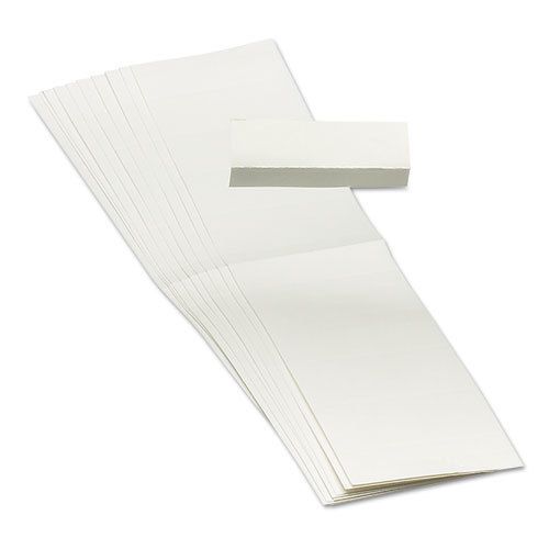 Inserts for Hanging File Folder Tabs, 1/5 Tab, 2 Inch, White, 100/Pack