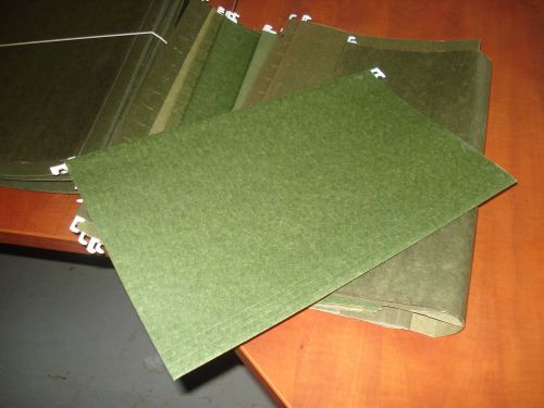 LOT OF 100 LEGAL SIZE HANGING FOLDERS