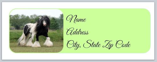 30 Personalized Return Address Labels Horse Buy 3 get 1 free (hc3)