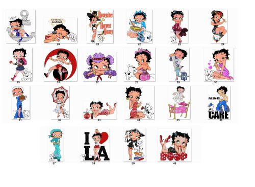 30 Return Address Labels &amp; 30 Square Stickers Betty Boop Buy3 get1 free (m9)