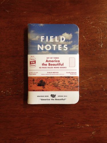 America the Beautiful Field Notes Memo Books-ATB colors