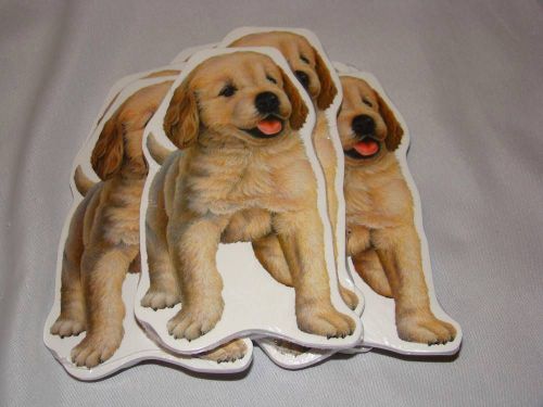 Sale! new! 8 labrador retriever puppy-shaped printed dog note pads! so cute! for sale