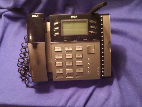 RCA 1.9 GHZ 25424RE1 VISYS 4-Line Corded Business Expandable Phone / WORKS