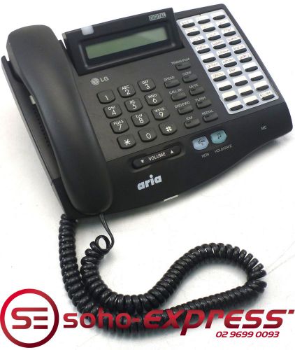 LG ARIA BUINESS TELEPHONE HANDSET BLACK - RECEPTION CONSOLE LKD-30D