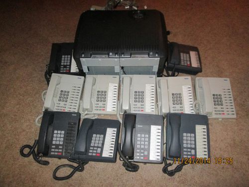Toshiba Strata IP Telephone System with 8-Port IVP 8 Voice Mail with 11 Phones