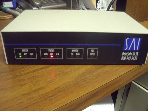 SAI Datasafe III JR MPC-500 PBX Data Recorder model 20
