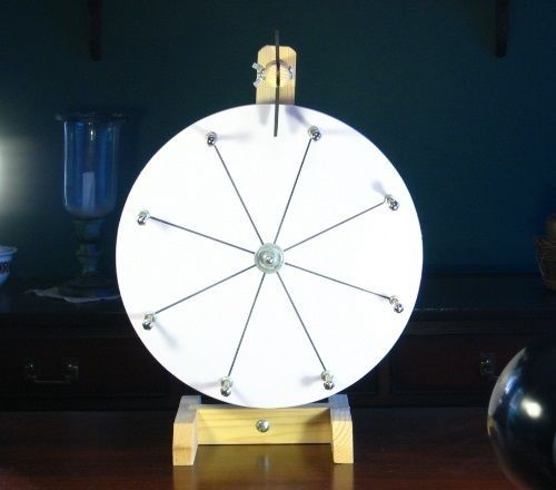 Best-Value Longest-Lasting 12&#034; Dry Erase White Prize Wheel, Flawed