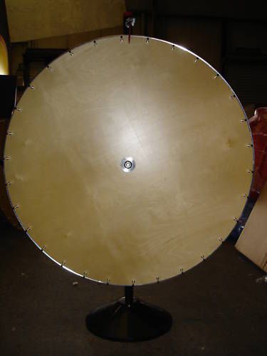 42&#034; Birch Wood Prize Wheel of Fortune or Chance NEW