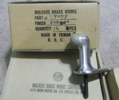 Builders Brass 9078-626 Satin Chrome Door stop