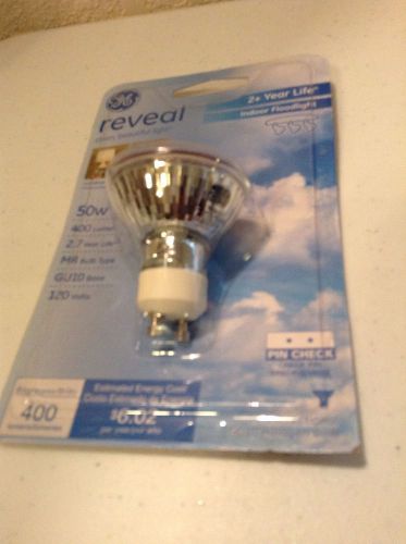 GE Lighting 82143 50Watt Reveal w/Halogen Floodlight GU10 1CD Light Bulb NEW C11