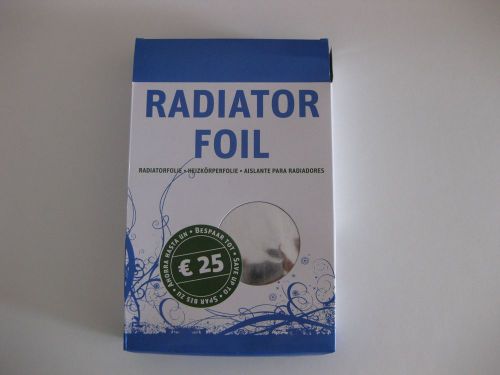 Radiator Foil 19&#034;*196&#034; Reflective Mylar heat insulation