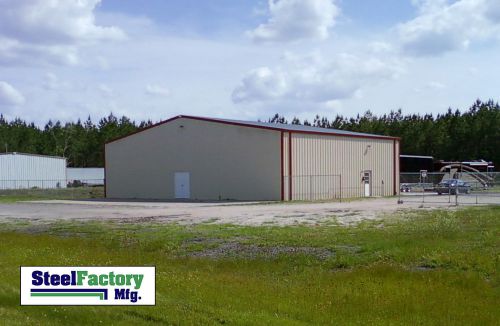 Steel factory mfg prefab 25x50x10 beam frame garage building materials kit for sale