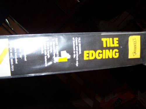BRAND NEW IN PACKAGE 36&#034; PIECE OF FURROWS METAL TILE EDGING
