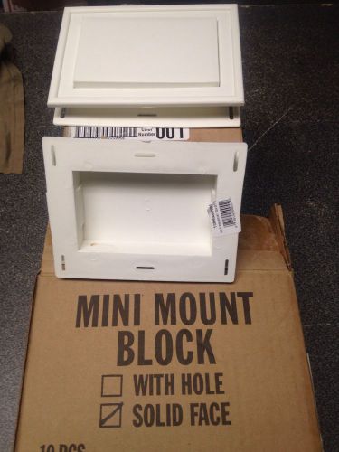 Lot Of 20 Solid White Mini Mount Master Minimount Mountmaster Block