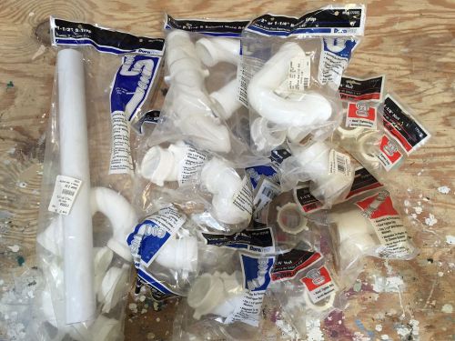 Miscellaneous PVC piping 13 items super cheap S Bend J Bend Slip Joint