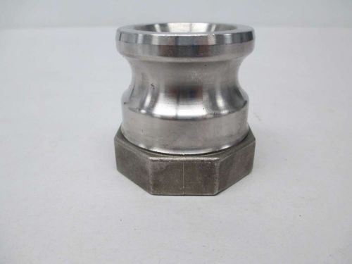 NEW CAMLOC 15-A 316SS ADAPTER FITTING CAM AND GROOVE LOCK COUPLER D369483