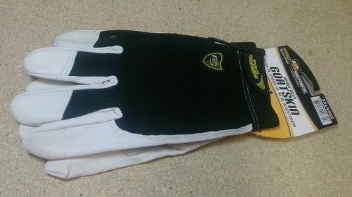 1 pair of Xlarge heavy duty goatskin gloves made by Pro Series