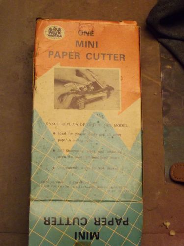 Chadwick Miniature Office Paper Cutter from 1969
