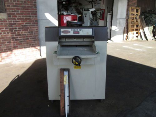 CHALLENGE   PAPER CUTTER MODEL 20 VERY CLEAN