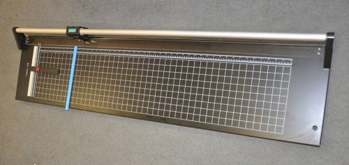 New All Metal Strong 24&#034; Manual Rotary Paper Cutter Trimmer,Card,Plastic, Copper