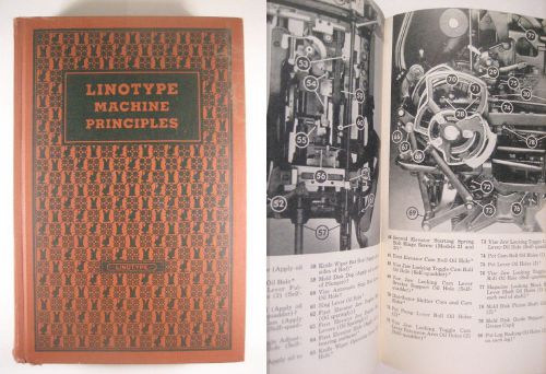 Linotype Machine Principles MERGENTHALER COMPANY Self-Quadder,etc 1940 Manual
